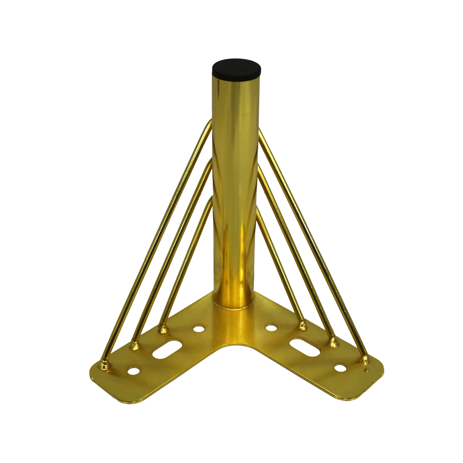 l shape goldne sofa leg